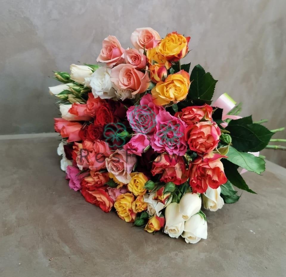 Букет цветов из: Розы в Орбельяновке