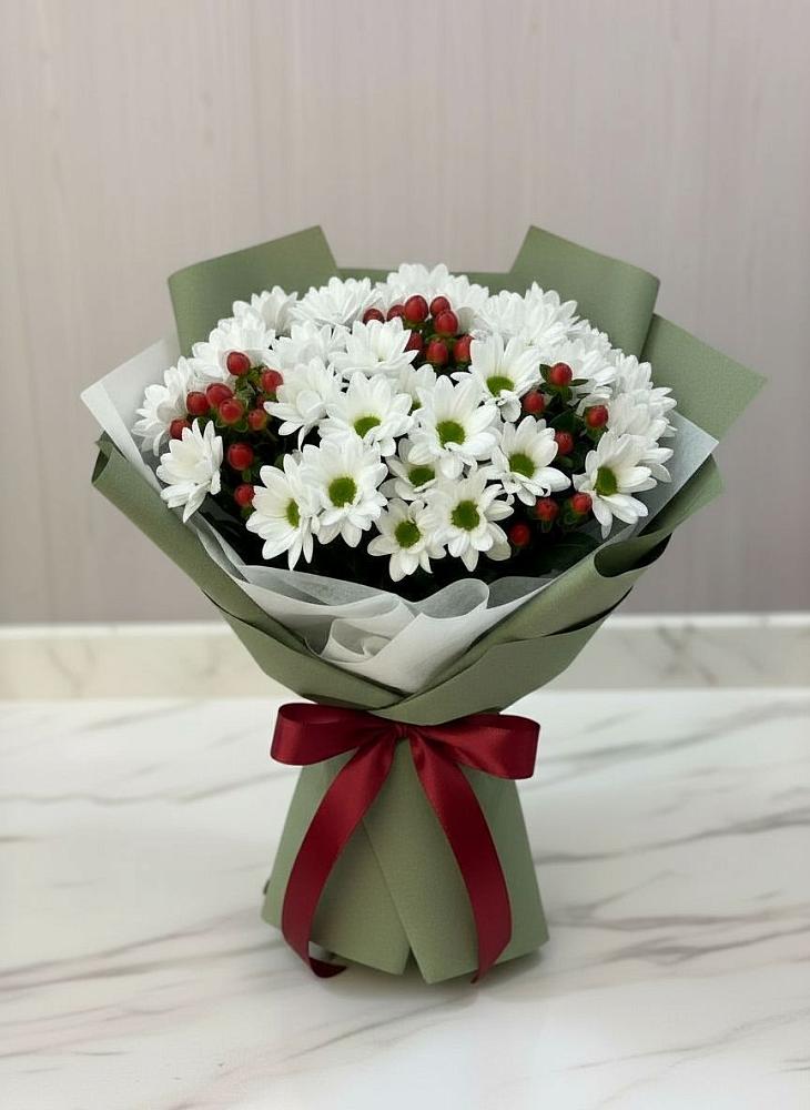 Букет цветов из: Хризантемы в Орбельяновке