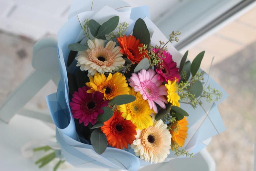 Букет цветов из: Герберы в Орбельяновке