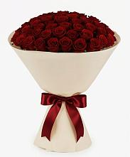 Букет 101 Бордовая роза Блэк Бакарра в Орбельяновке