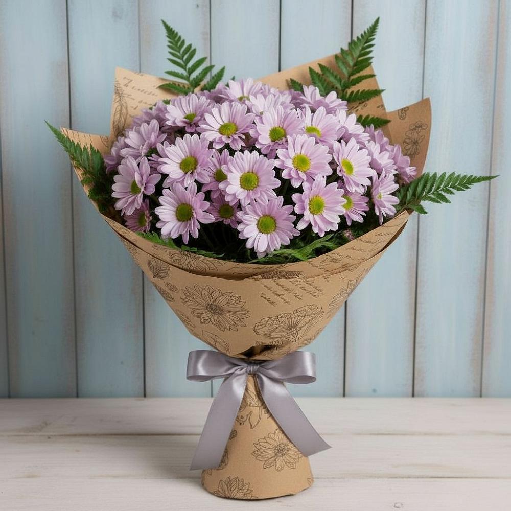 Букет цветов из: Хризантемы в Орбельяновке