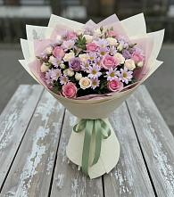 Букет цветов из:  Розы и Хризантемы #REPLACE_PRED# Орбельяновке