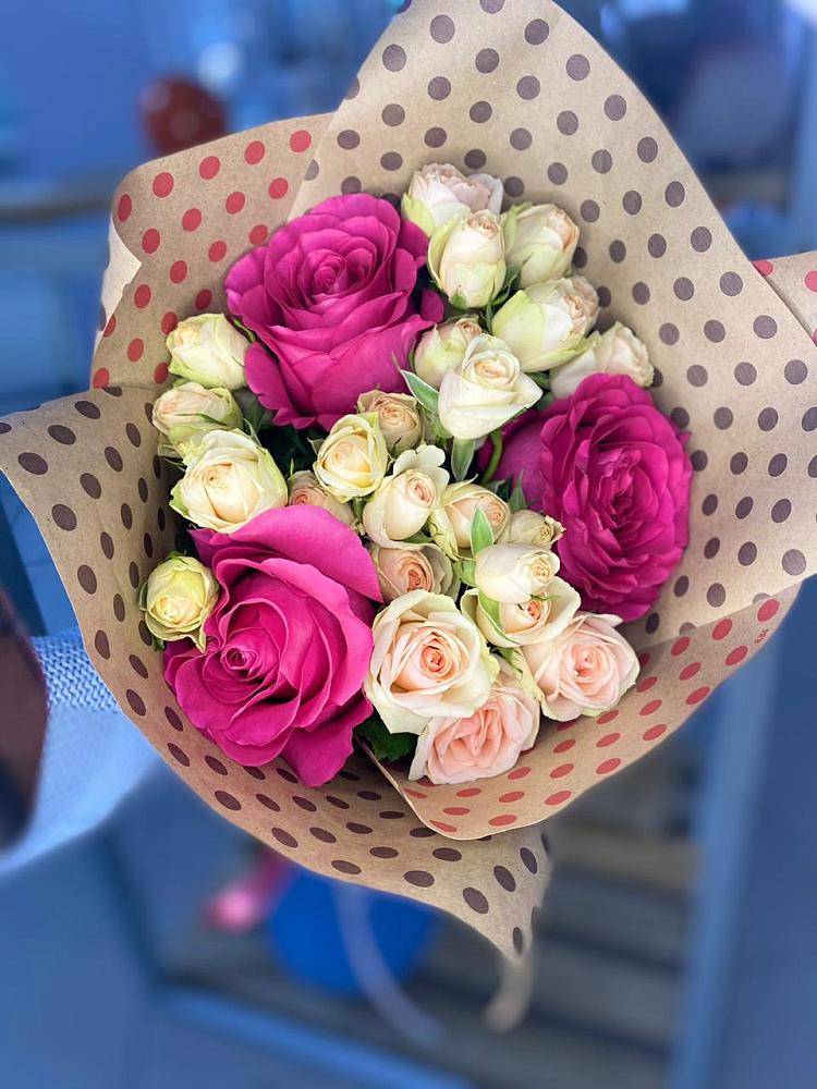 Букет цветов из: Розы в Орбельяновке