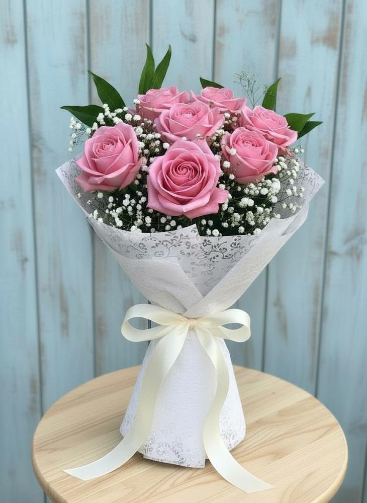 Букет цветов из: Розы в Орбельяновке