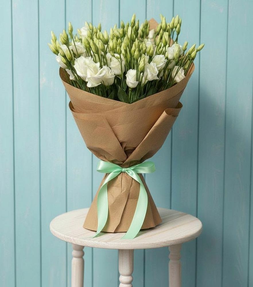 Букет цветов из: Лизиантусы в Орбельяновке