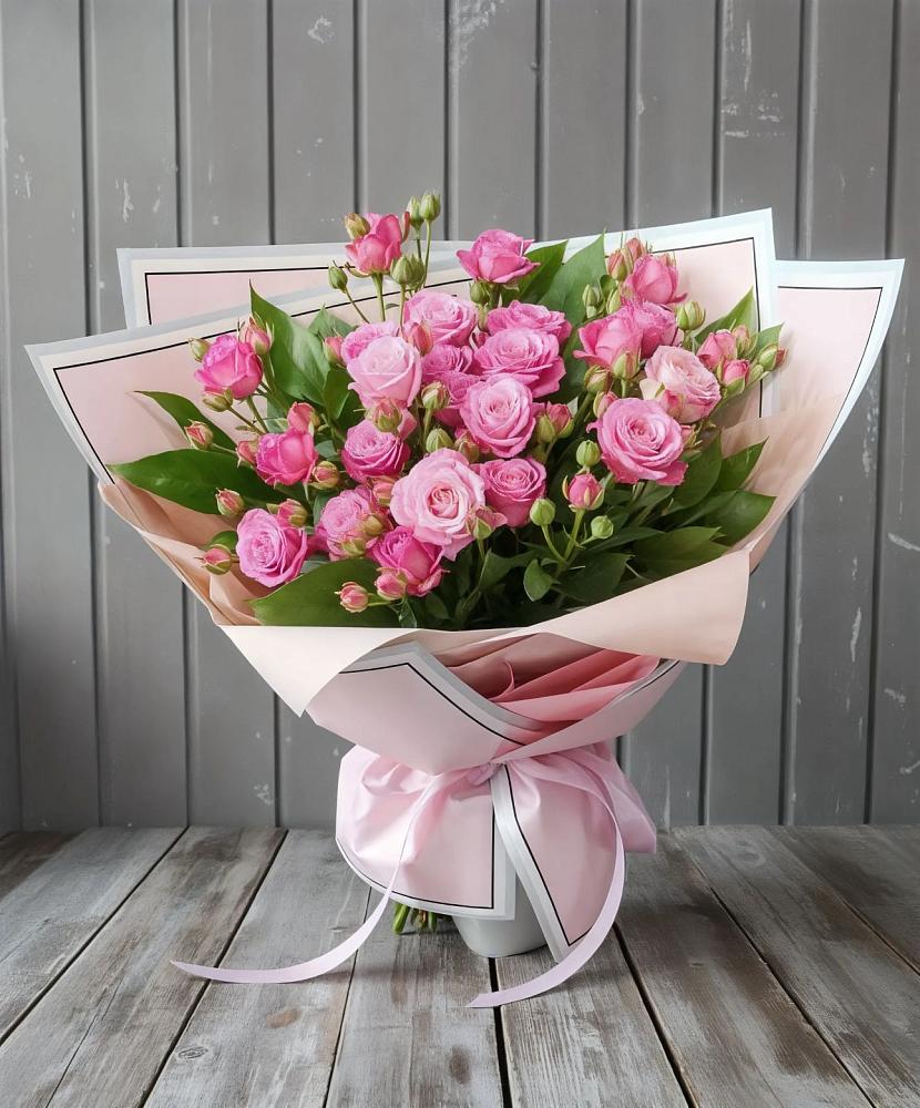 Букет Розовый кустик в Орбельяновке
