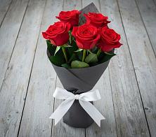 Букет 5 Красных роз Эдлесс Лав #REPLACE_PRED# Орбельяновке