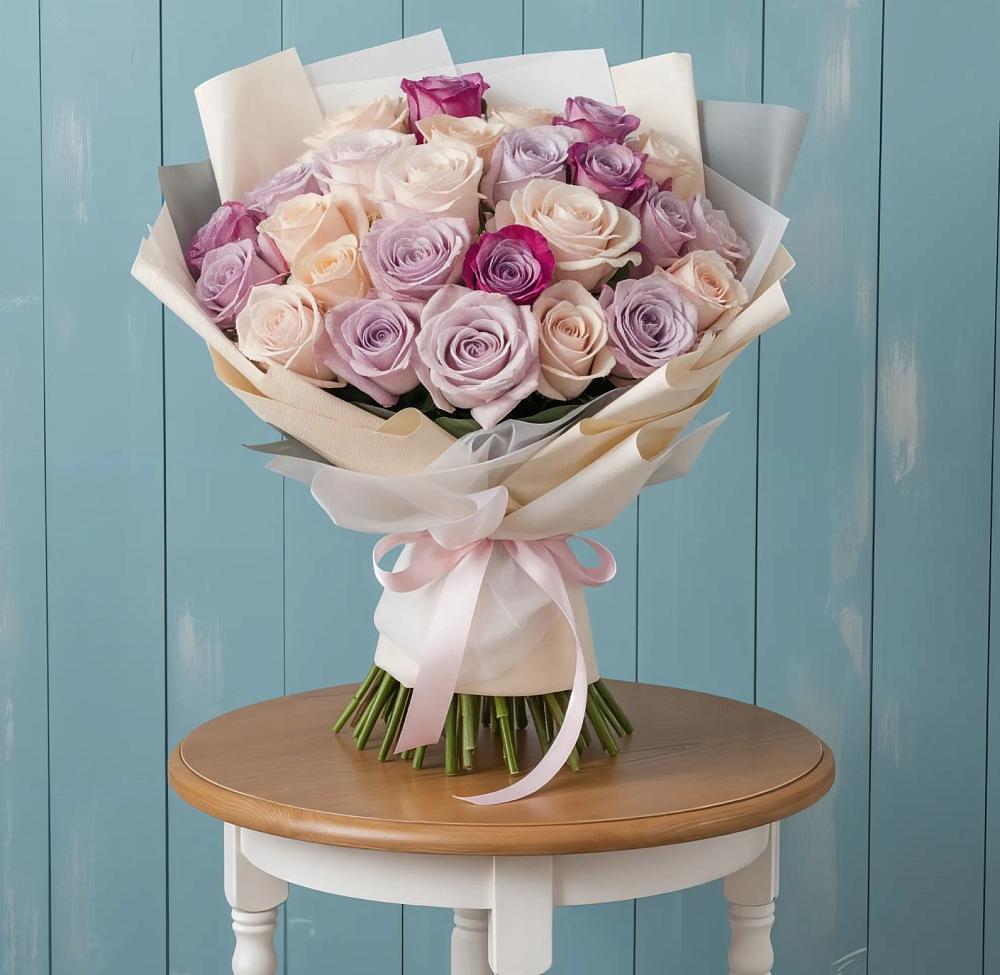 Букет цветов из: Розы в Орбельяновке