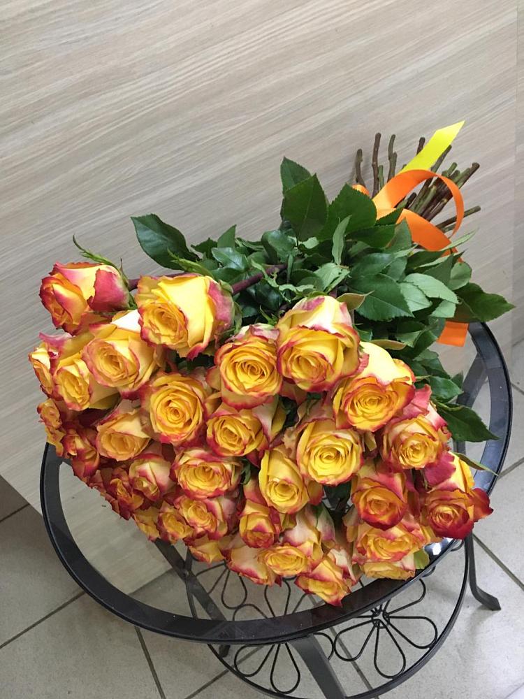 Букет Желтые розы в Орбельяновке