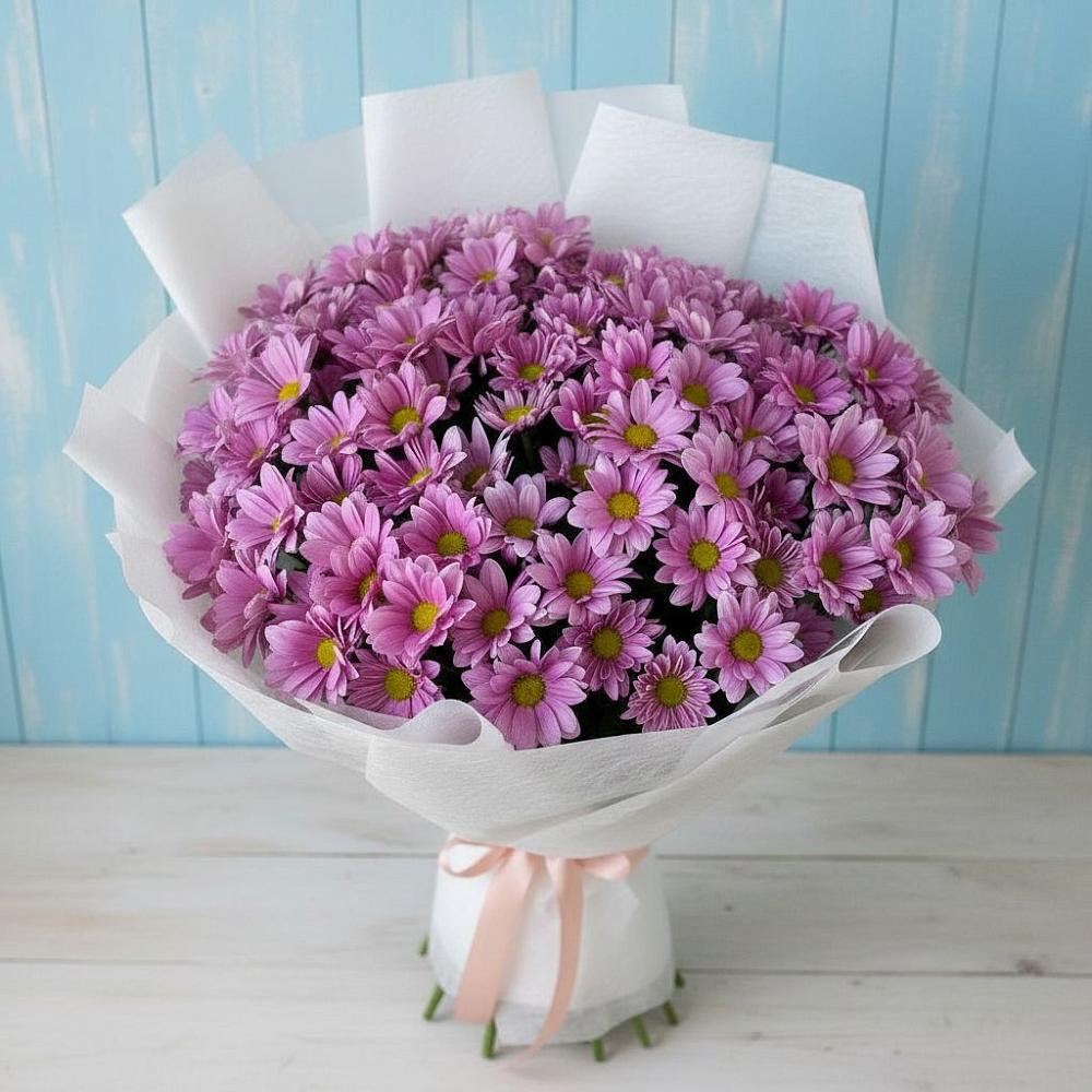 Букет цветов из: Хризантемы в Орбельяновке