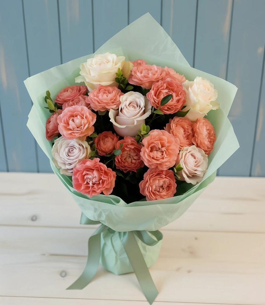 Букет цветов из: Розы в Орбельяновке