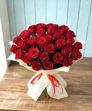 Букет 29 Красных роз в Орбельяновке