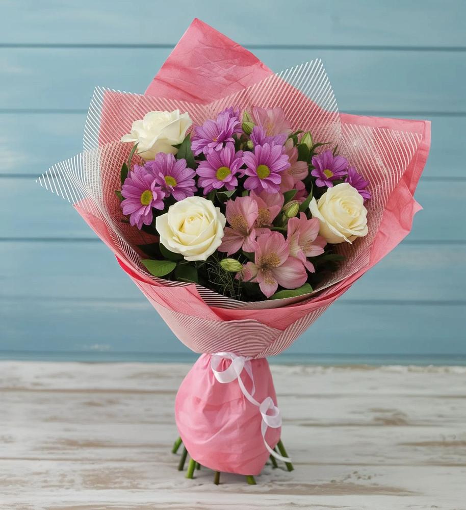 Букет цветов из: Герберы в Орбельяновке