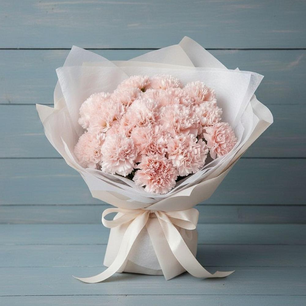 Букет цветов из: Гвоздики в Орбельяновке