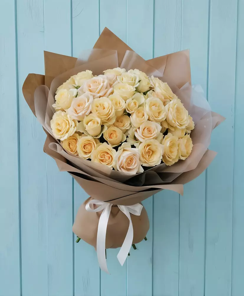 Букет Кремовое облако в Орбельяновке